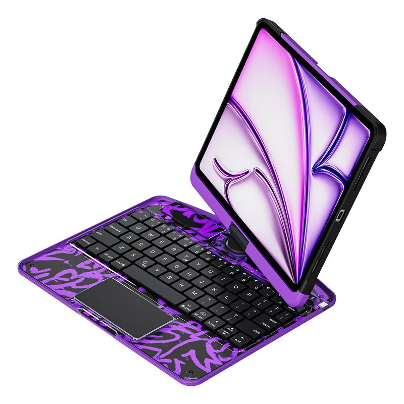 360° Rotate Magic Keyboard for iPad Pro 11 2024 2022 Air 4 5 6 7 For iPad 12.9 13 10th Gen 11th A16 2025 6 5 4th Backlit Teclado