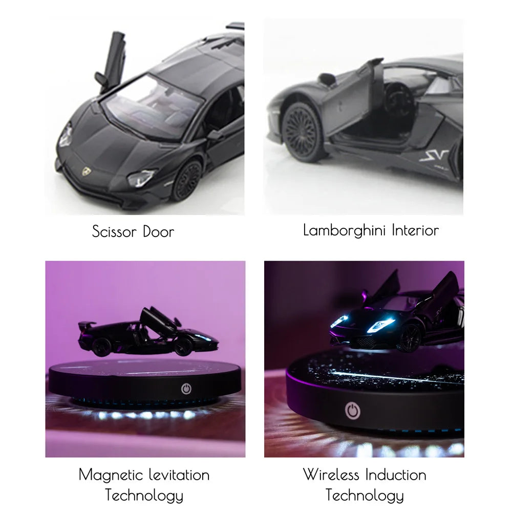Magnetic Levitating Car 360° Free Rotatio